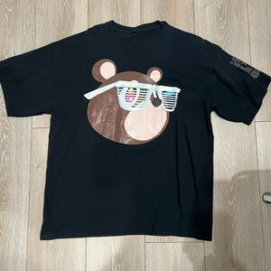 KANYE WEST T-Shirt - 2007 Glow In The Dark Tour  - TAKASHI MURAKAMI YE Size L